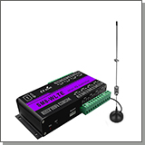 Умное GSM реле Страж Управлятор SM8-EU для дистанционного управления 8-ю электроприборами по 2,5 кВт с выносным датчиком температуры и датчиком влажности