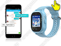 Детские GPS часы HDcom TD-06-2G с сим картой и удобным мобильным приложением