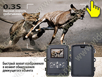 Охранная камера Страж MMS НС-801G для улицы с оповещением на телефон и электронную почту