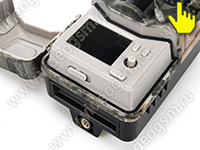Охранная камера Страж MMS НС-900LTE для улицы - панель управления с ЖК дисплеем