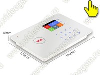 Беспроводная GSM и Wi-Fi сигнализация Страж ОХРАНА-GSM с цветным экраном и приложением Tuya