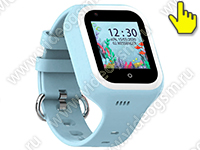 Детские умные часы TrakFon - SMART-Blue-4G с сим картой 4G и с камерой - ЖК дисплей